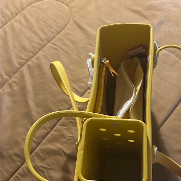 BOGG BAG Yellow Tote with Sports Theme - Picture 4 of 4